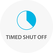Theradome timed shutoff