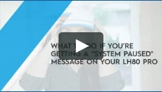 Getting out of System Pause on your Theradome