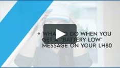What to do when you get a ‘Battery Low’ on your Theradome