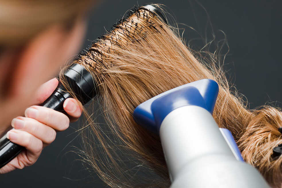 drying and heating hair