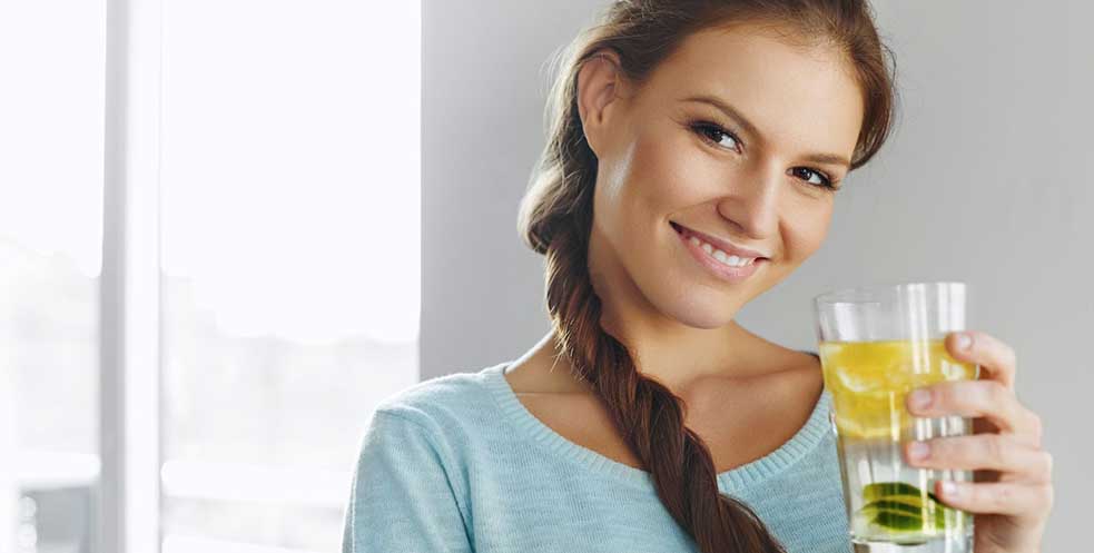Lady with Healthy Hair